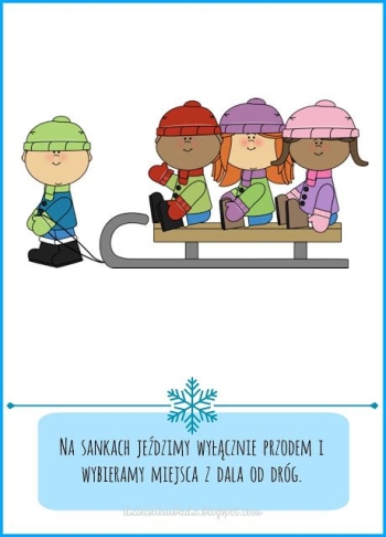 Bezpieczna zima - zasady dla dzieci do pobrania (3)