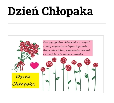 Dzień Chłopaka