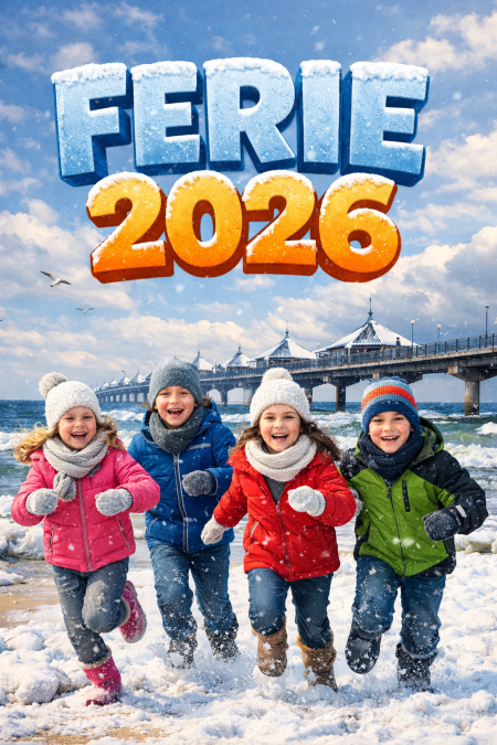 FERIE 2026 w Międzyzdrojach - Hala, Orlik, MDK i Biblioteka Miejska zapraszają